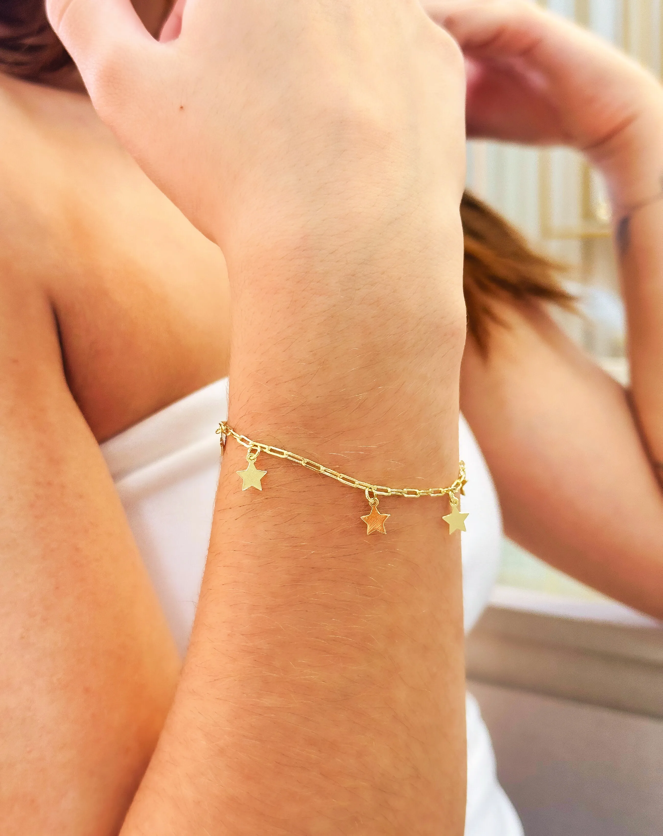 PULSEIRA CARTIER ESTRELAS PENDURADAS