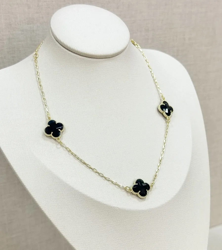 CHOKER ALHAMBRA PEDRA PRETA