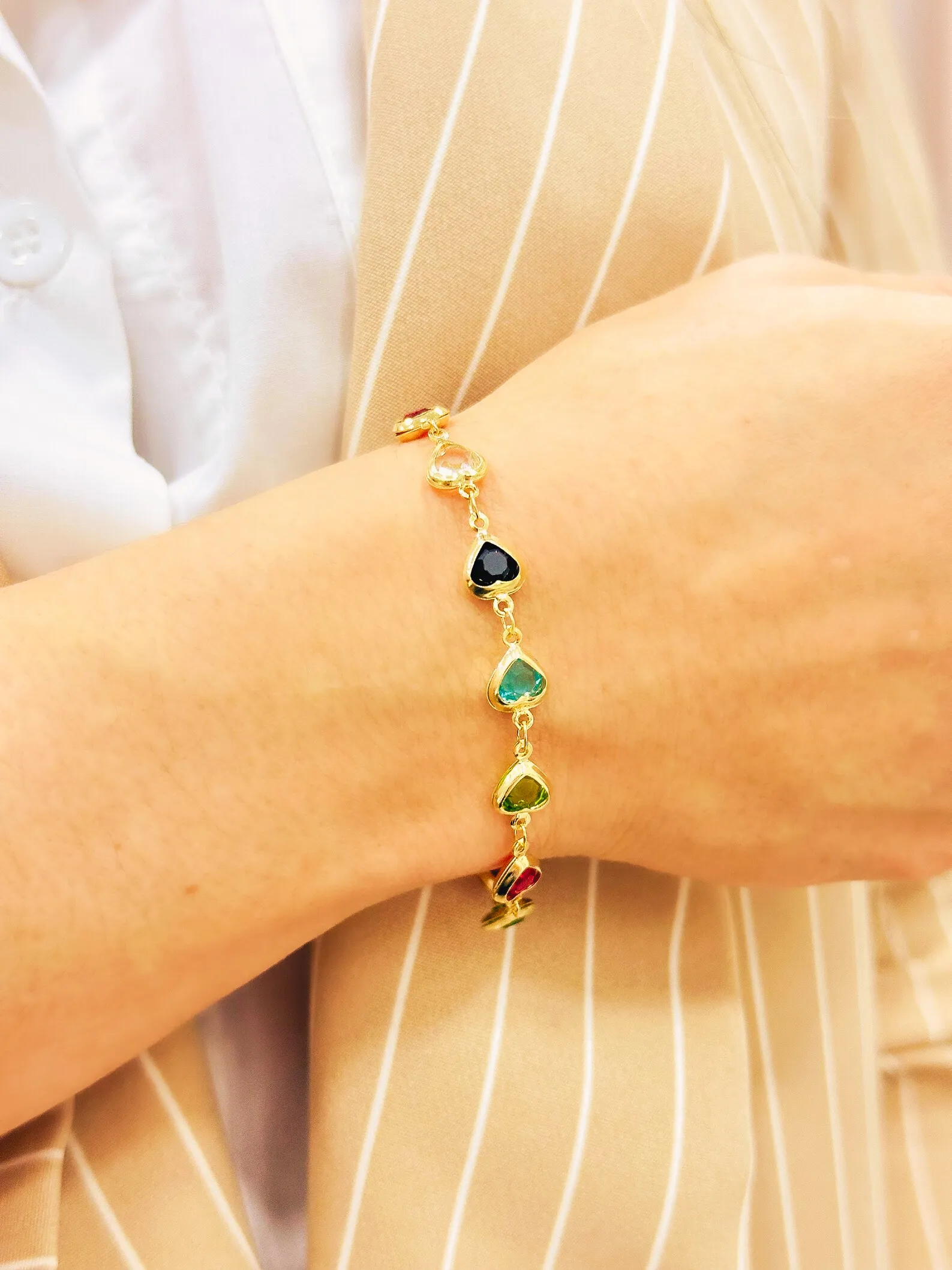 PULSEIRA CORAÇÕES COLORS