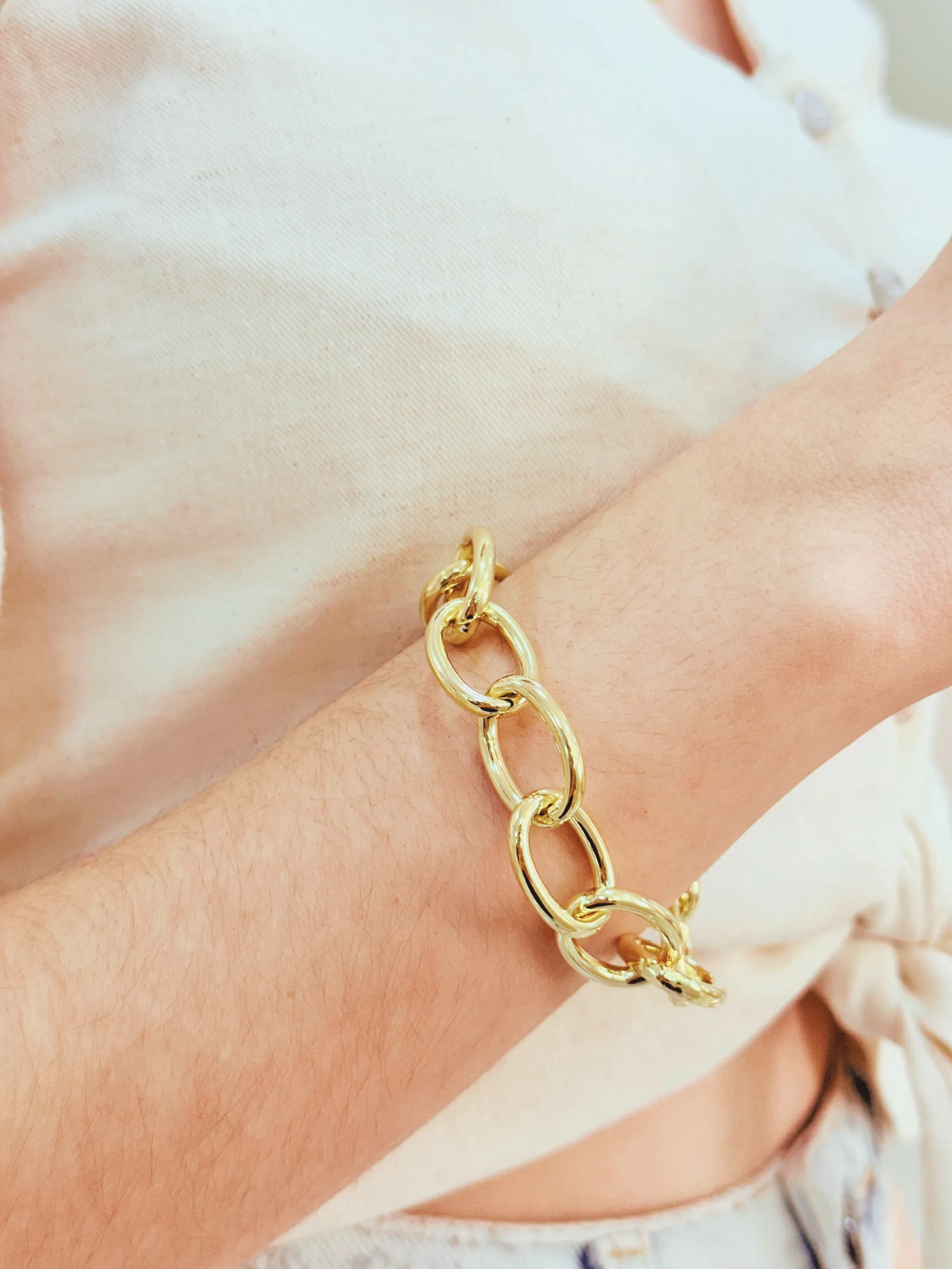 PULSEIRA ELO OVAL GRANDE