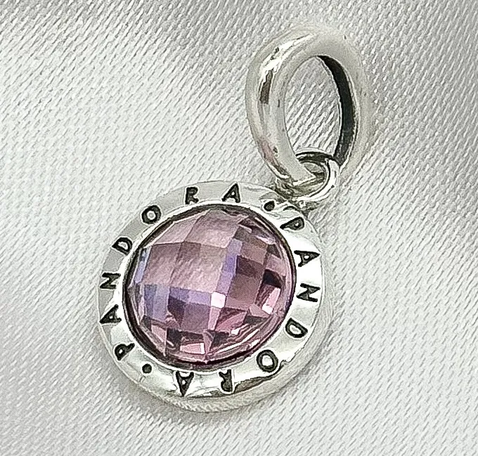 BERLOQUE PRATA PEDRA ROSA PANDORA