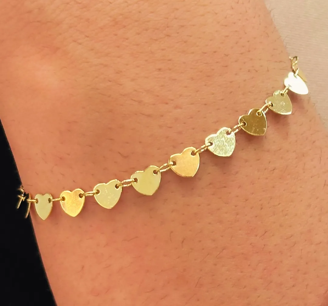 PULSEIRA CORAÇÕES LISOS