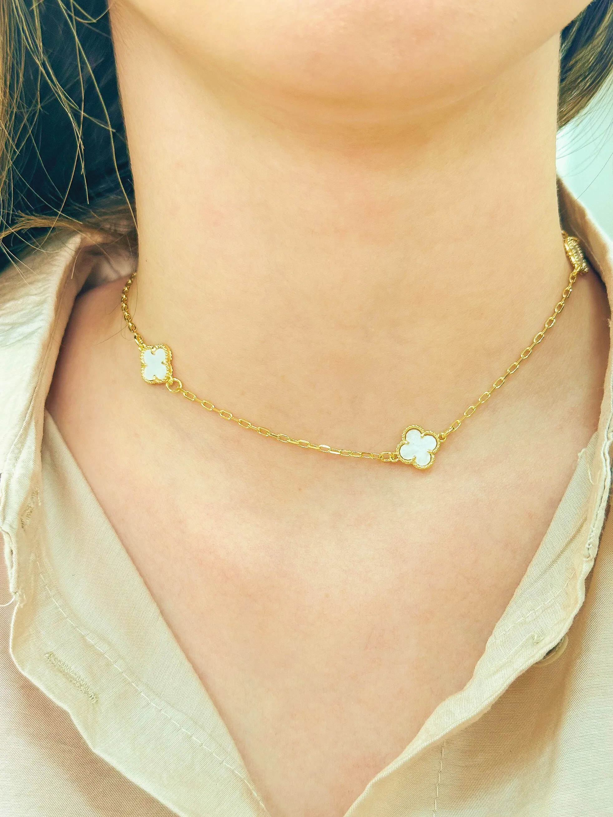CHOKER ALHAMBRA MADRE PEROLA