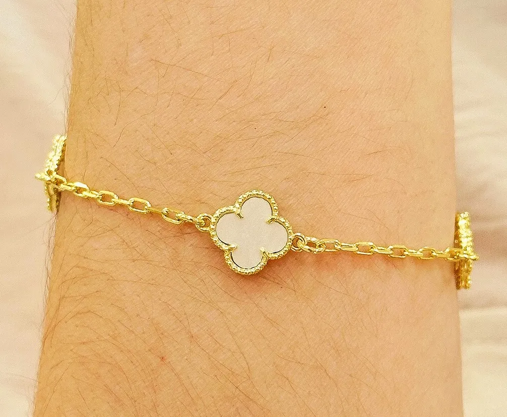 PULSEIRA ALHAMBRA INSPIRAÇÃO VAN CLEEF MADRE PEROLA