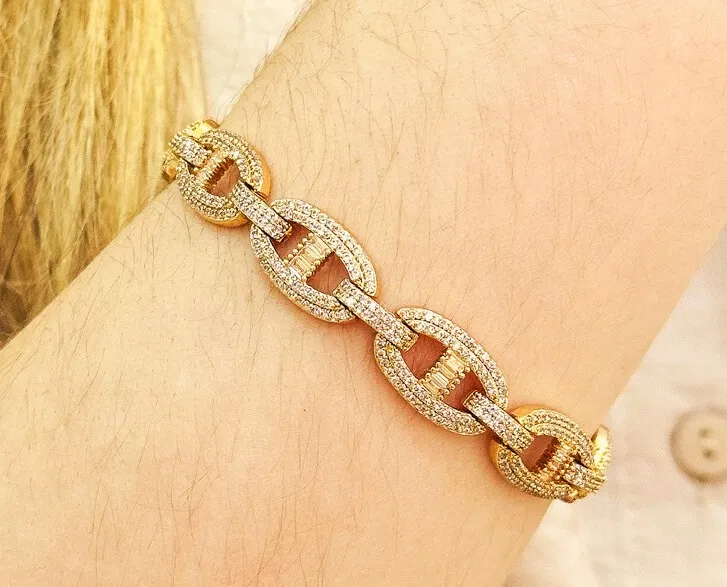 PULSEIRA ELOS CRAVEJADOS INSPIRAÇÃO CARTIER