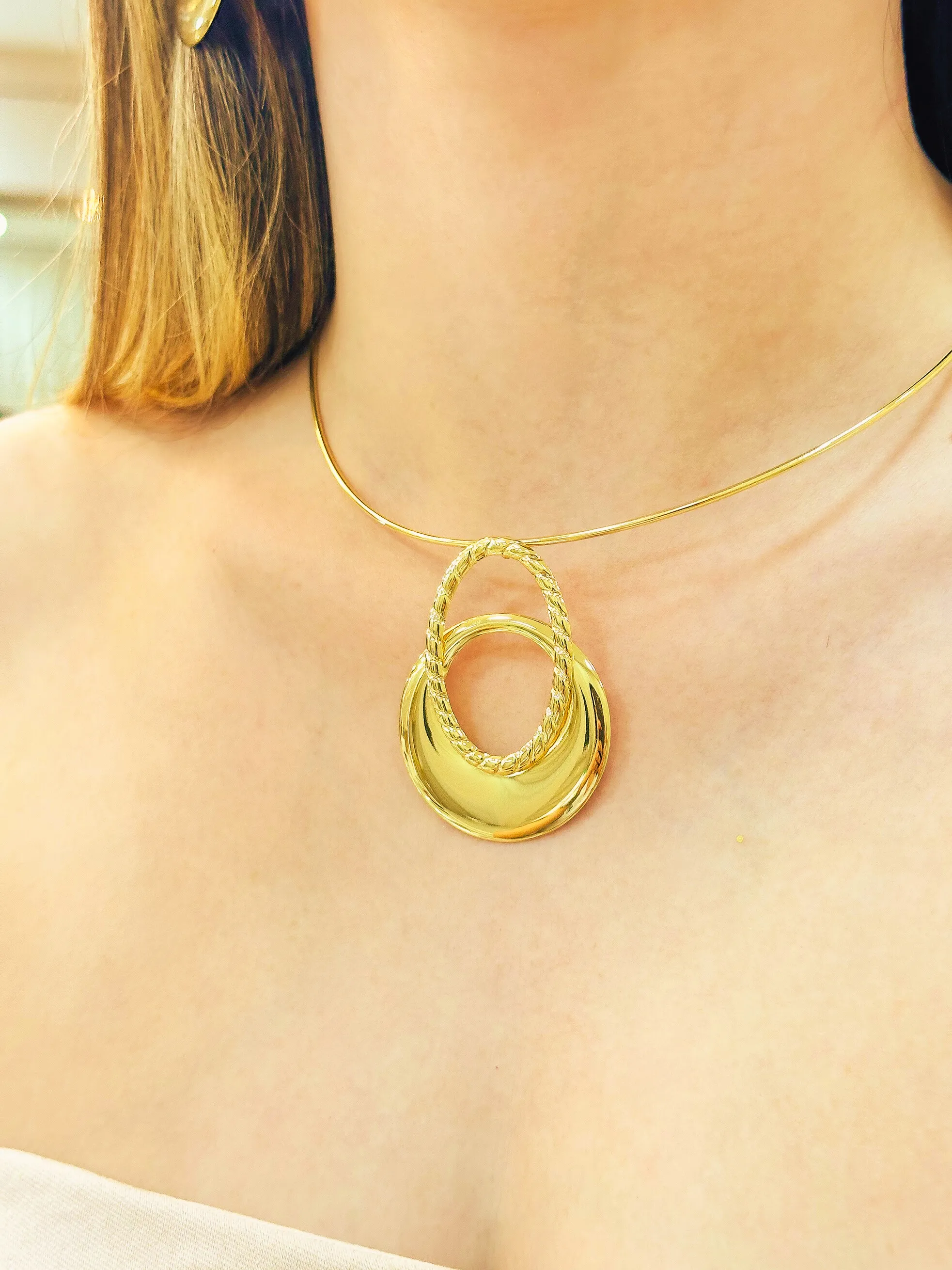 CHOKER AROS LISOS