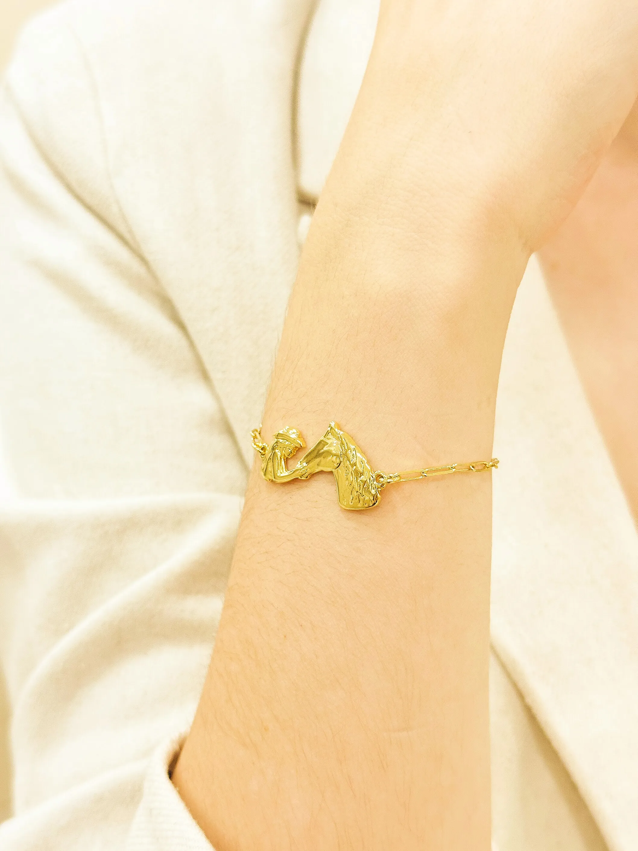 PULSEIRA CARTIER COWGIRLS COM CAVALO
