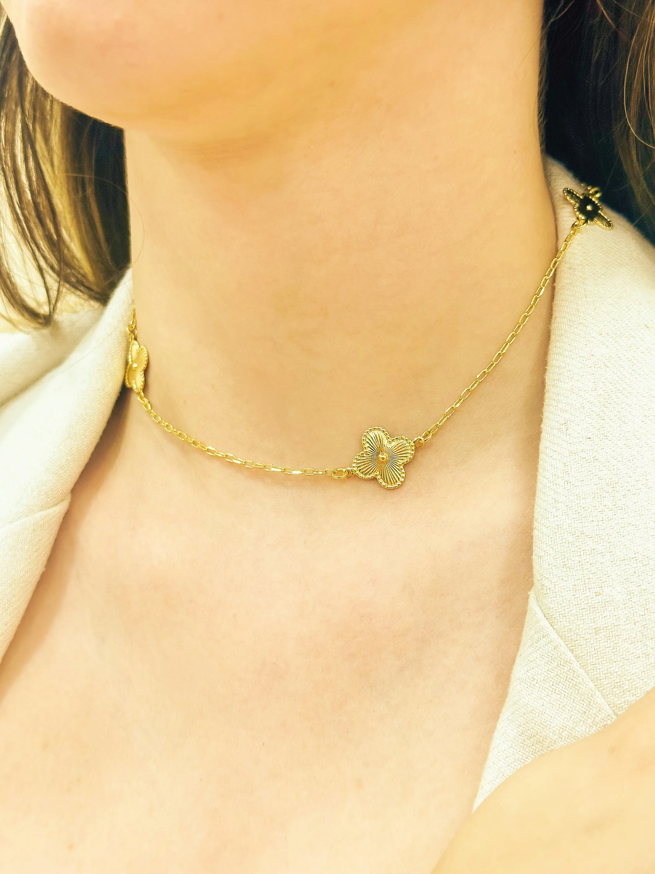 CHOKER CARTIER ALHAMBRA VAN CLEEF