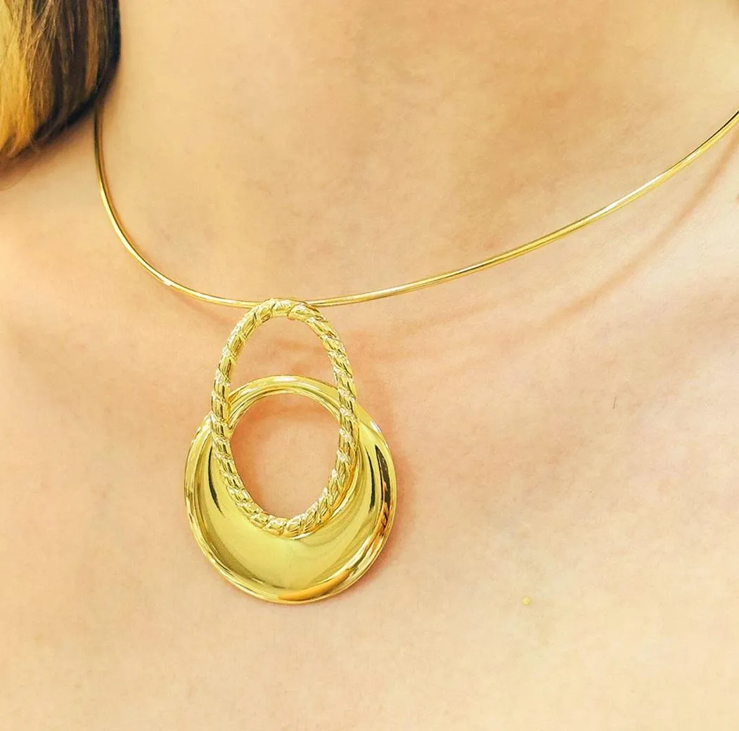 CHOKER AROS LISOS