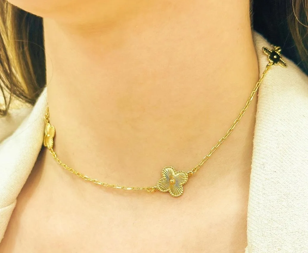 CHOKER CARTIER ALHAMBRA VAN CLEEF
