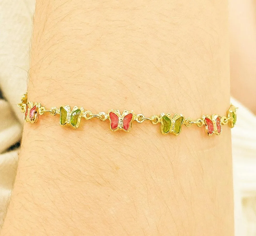 PULSEIRA BORBOLETAS COLORS