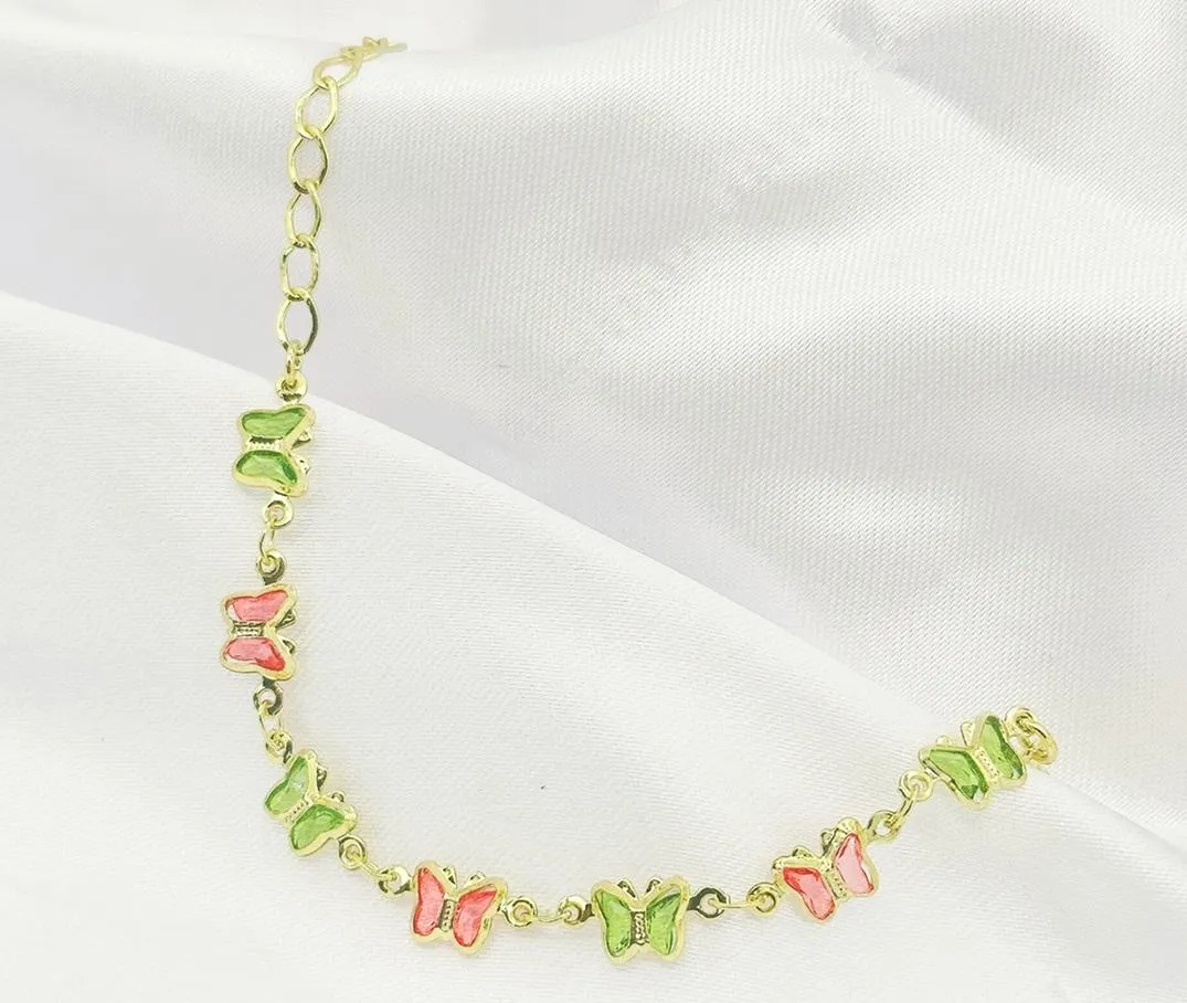 PULSEIRA INFANTIL BORBOLETAS COLORS