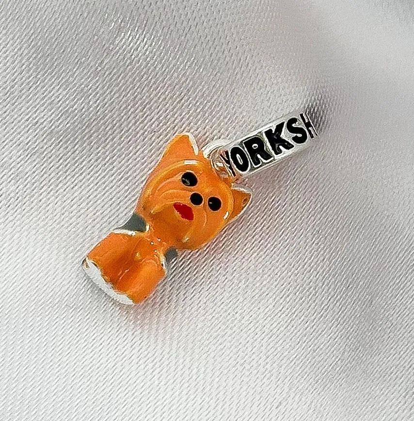 BERLOQUE PRATA CACHORRO YORKSHIRE