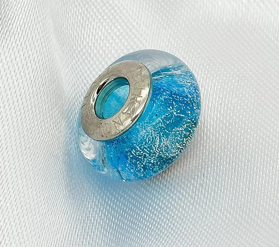 BERLOQUE PRATA MURANO AZUL