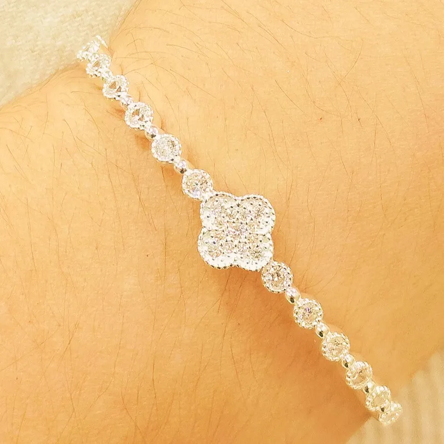 BRACELETE PRATA ALHAMBRA VAN CLEEF