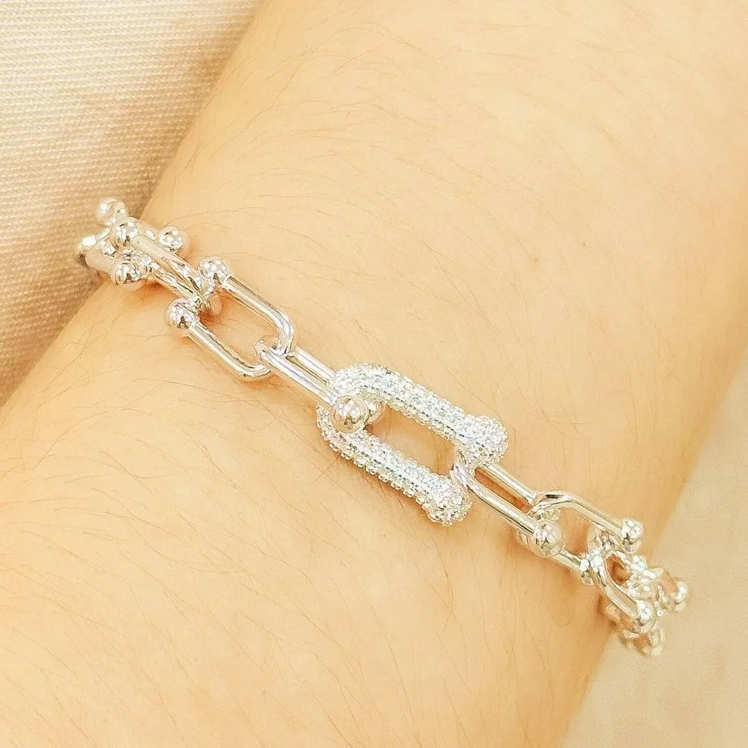 PULSEIRA PRATA ELOS TIFFANY