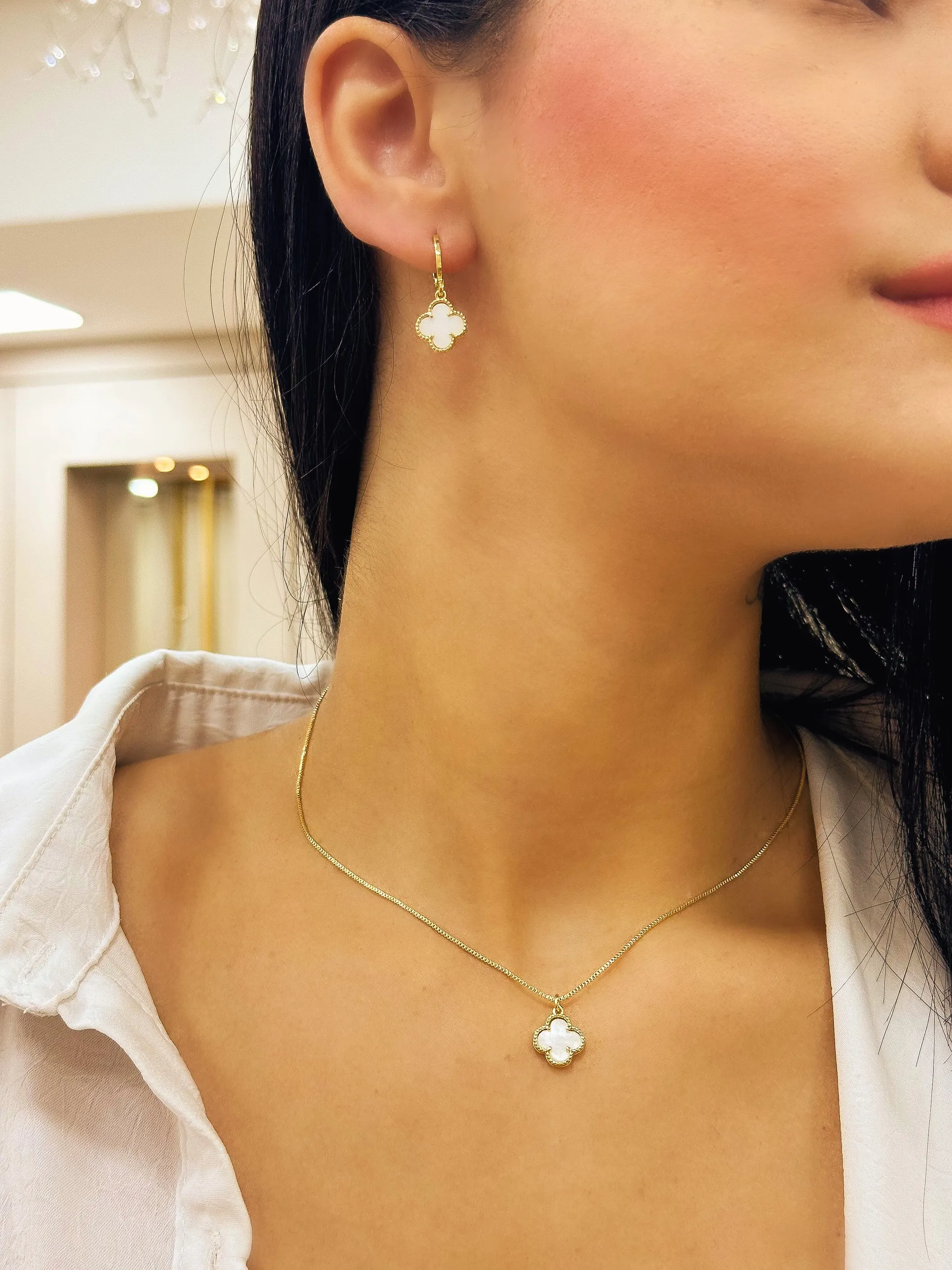 CONJUNTO ALHAMBRA MADRE PEROLA VAN CLEEF