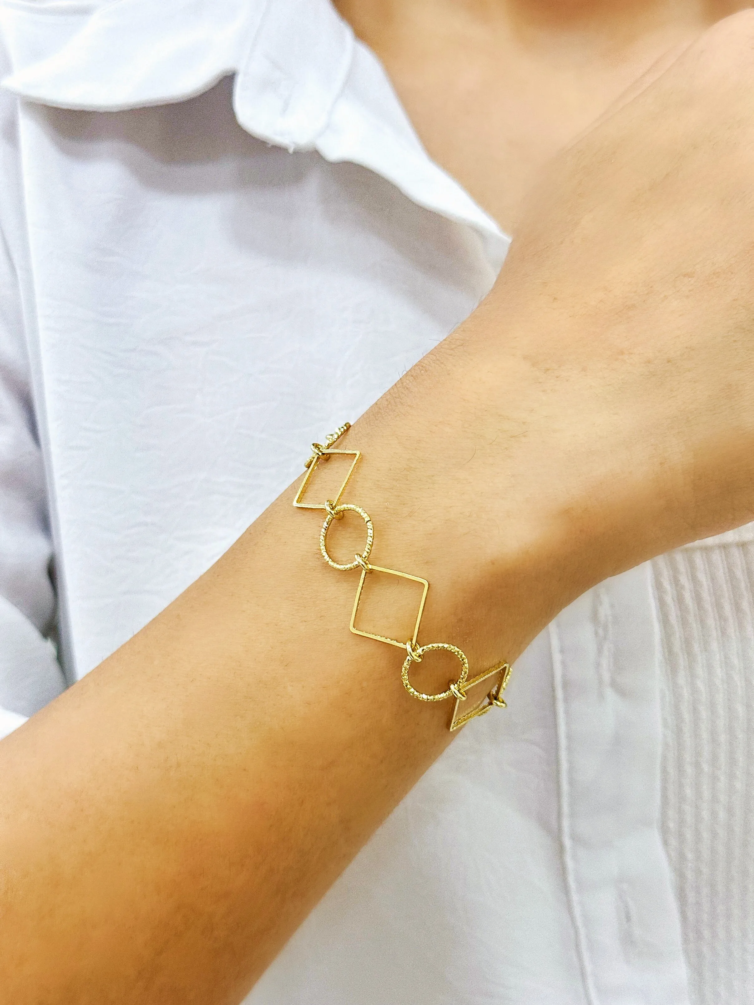 PULSEIRA ELO QUADRADO E ESFERA