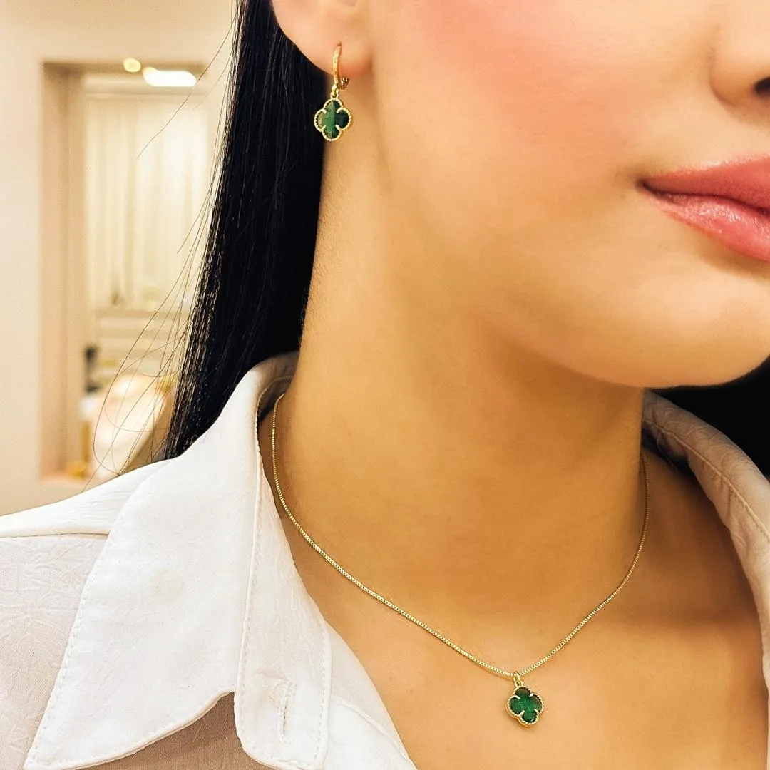 CONJUNTO ALHAMBRA PEDRA TURMALINA VAN CLEEF