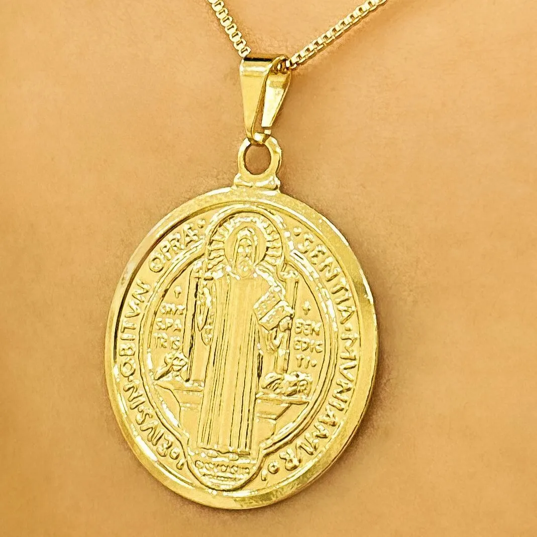 GARGANTILHA MEDALHA SÃO BENTO
