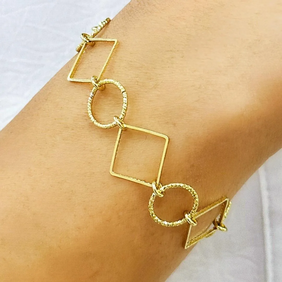 PULSEIRA ELO QUADRADO E ESFERA