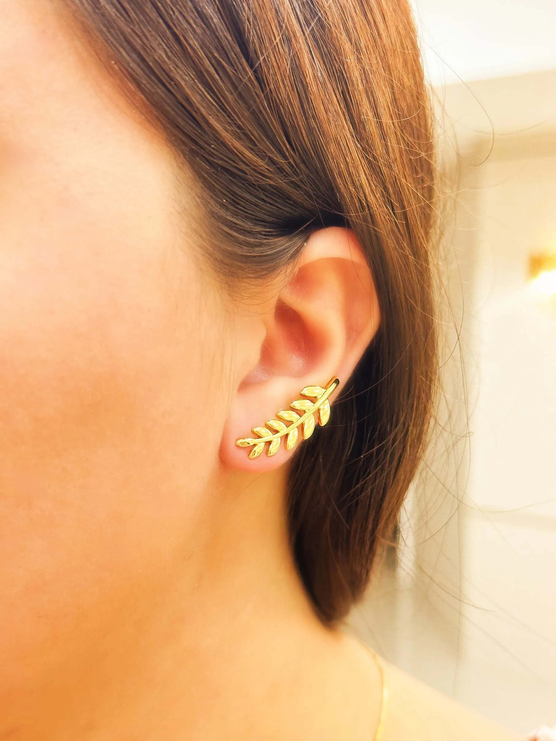 BRINCO EAR CUFF FOLHAS