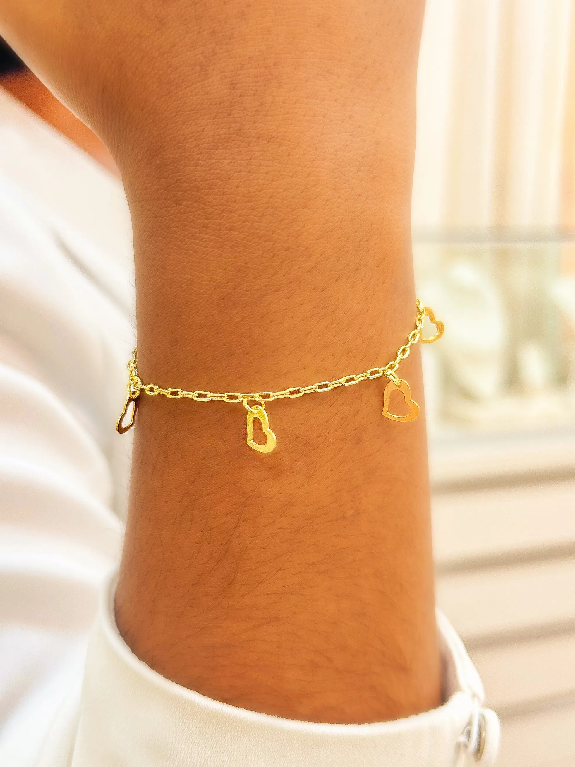 PULSEIRA  CARTIER CORAÇÃO VAZADO