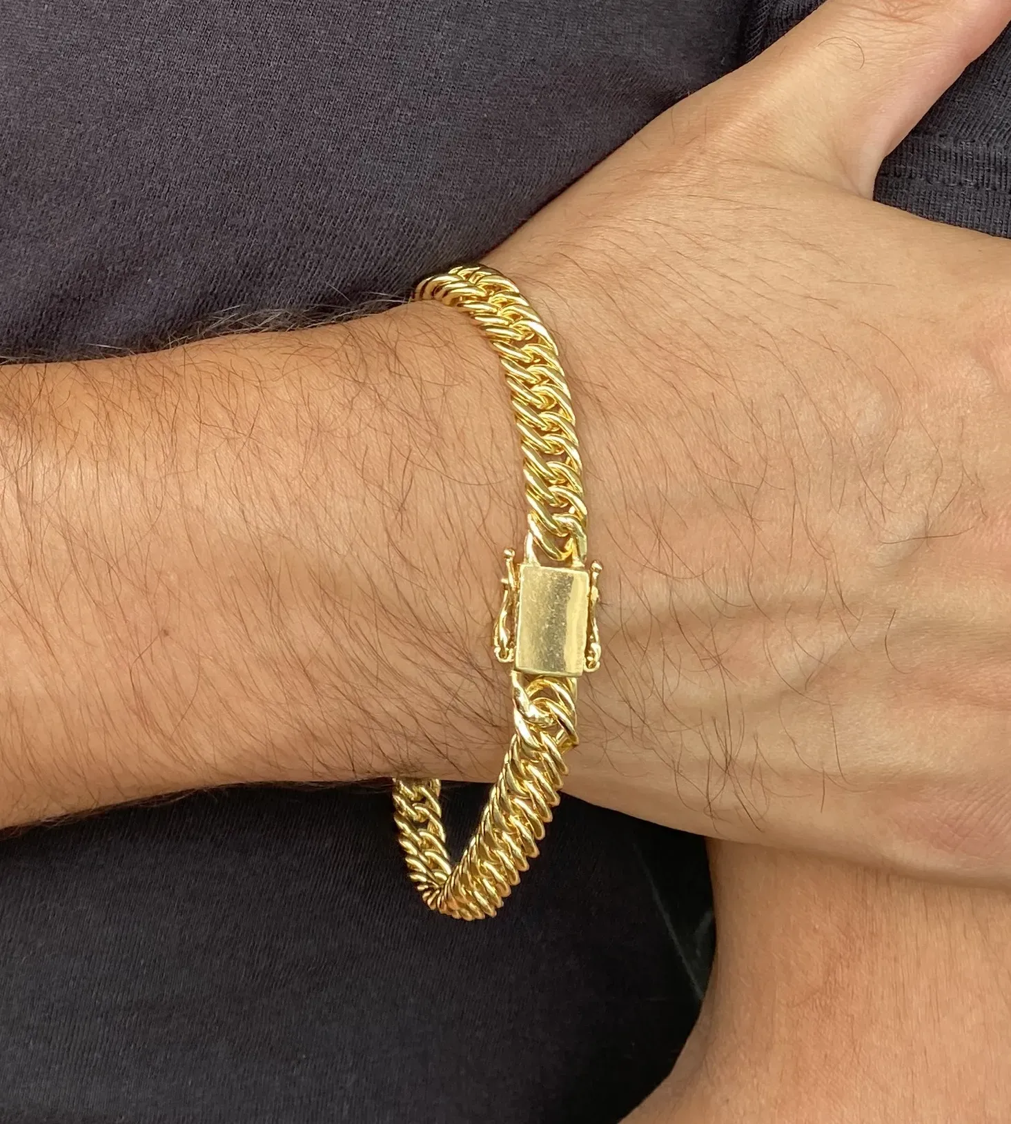 PULSEIRA GRUMET DUPLA OCA FECHO GAVETA 8,5MM